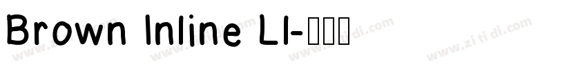 Brown Inline Ll字体转换